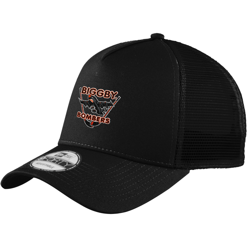 Biggby Bombers New Era Snapback Trucker Cap