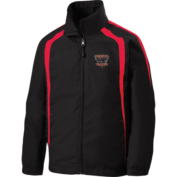 Biggby Bombers Youth Colorblock Raglan Jacket